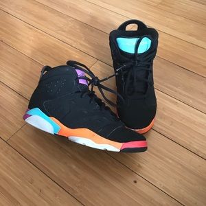 Micheal Jordan Black Sneakers